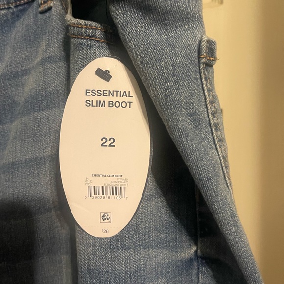 High Rise Slim Boot Jeans NWT size 22 - Picture 7 of 8